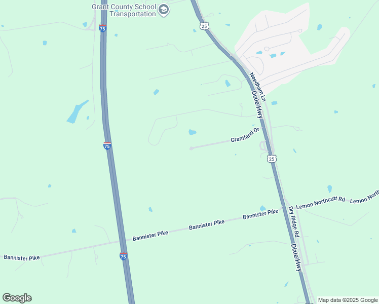 map of restaurants, bars, coffee shops, grocery stores, and more near 394 Grantland Drive in Dry Ridge