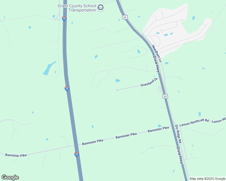 map of restaurants, bars, coffee shops, grocery stores, and more near 394 Grantland Drive in Dry Ridge