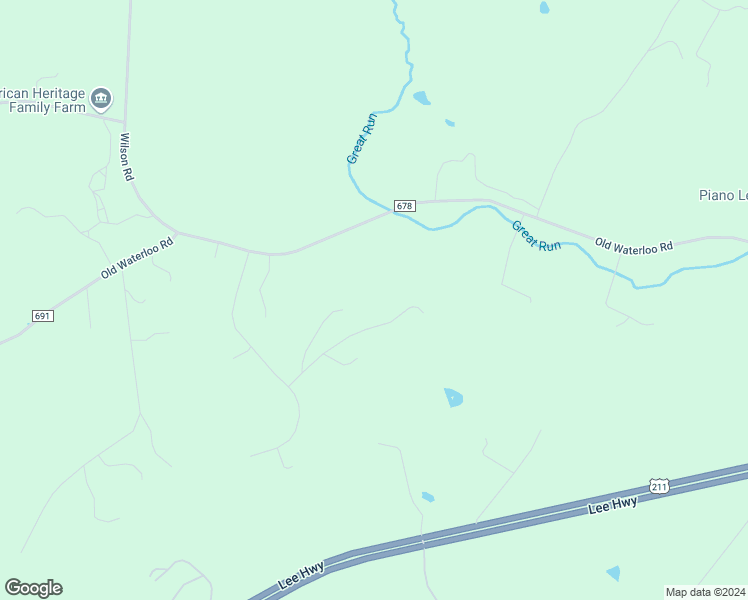 map of restaurants, bars, coffee shops, grocery stores, and more near 8436 Derrymore Court in Warrenton