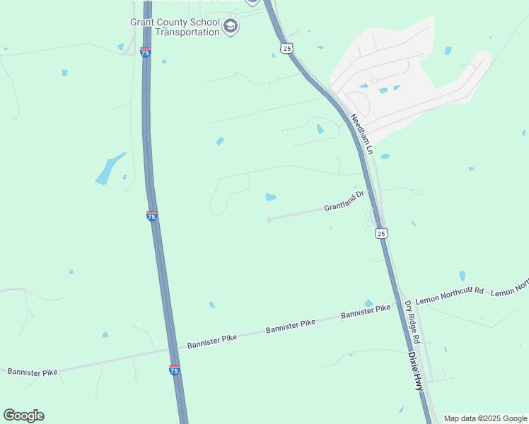 map of restaurants, bars, coffee shops, grocery stores, and more near 385 Grantland Drive in Dry Ridge