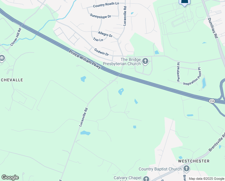 map of restaurants, bars, coffee shops, grocery stores, and more near 9540 Fostern Lane in Manassas