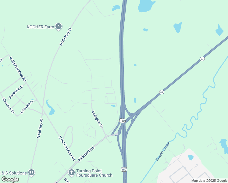 map of restaurants, bars, coffee shops, grocery stores, and more near 2691 Windy Hill Road in Vincennes