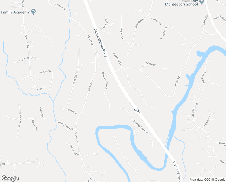 map of restaurants, bars, coffee shops, grocery stores, and more near 10941 Meanderview Court in Manassas