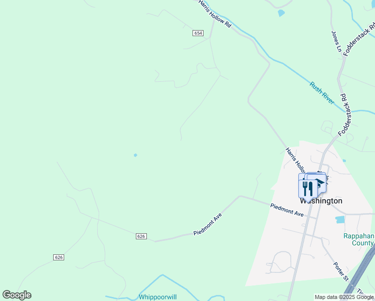 map of restaurants, bars, coffee shops, grocery stores, and more near 115 Maple Hill Lane in Washington