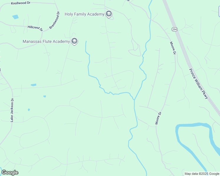 map of restaurants, bars, coffee shops, grocery stores, and more near 10711 Pineview Road in Manassas