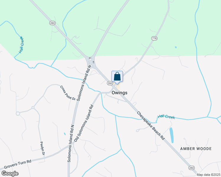 map of restaurants, bars, coffee shops, grocery stores, and more near 113 Chesapeake Beach Road in Friendship