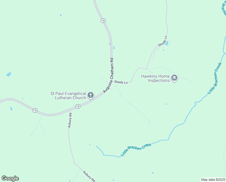 map of restaurants, bars, coffee shops, grocery stores, and more near 46 Chatham Lane in Augusta