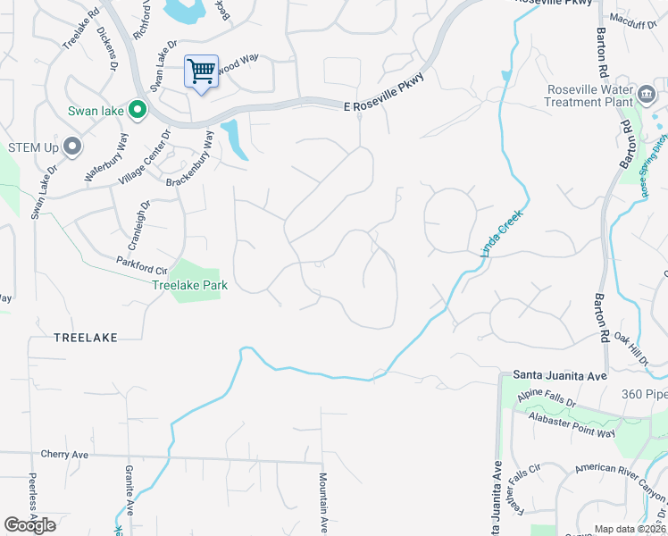 map of restaurants, bars, coffee shops, grocery stores, and more near 9937 Wexford Circle in Granite Bay