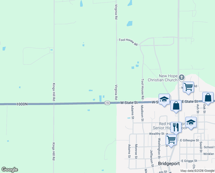 map of restaurants, bars, coffee shops, grocery stores, and more near in Bridgeport