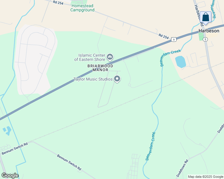 map of restaurants, bars, coffee shops, grocery stores, and more near Buck Run in Georgetown