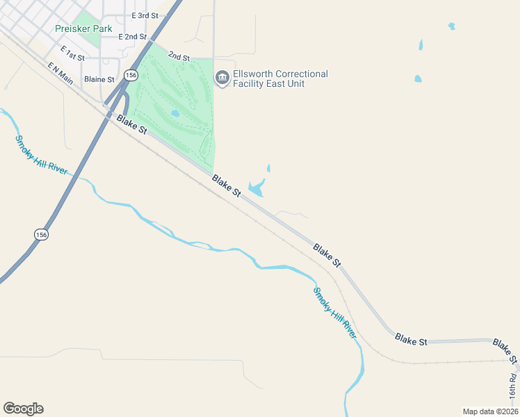 map of restaurants, bars, coffee shops, grocery stores, and more near Blake Street in Ellsworth