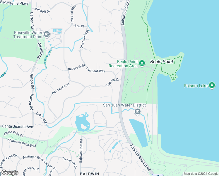 map of restaurants, bars, coffee shops, grocery stores, and more near 9920 Willey Court in Granite Bay