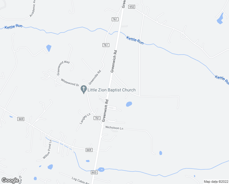 map of restaurants, bars, coffee shops, grocery stores, and more near 7603 Greenwich Road in Nokesville