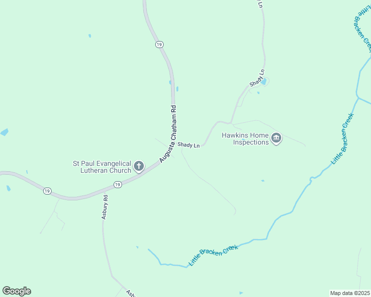 map of restaurants, bars, coffee shops, grocery stores, and more near 46 Chatham Lane in Augusta