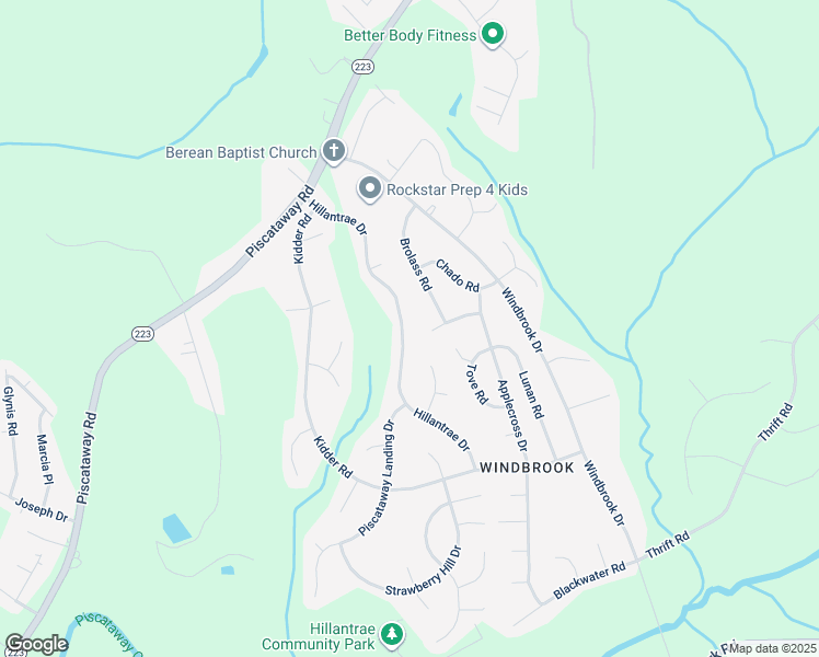 map of restaurants, bars, coffee shops, grocery stores, and more near 12408 Hillantrae Drive in Clinton