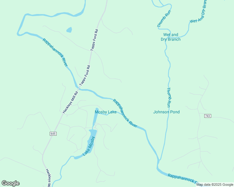 map of restaurants, bars, coffee shops, grocery stores, and more near 7525 Tapps Ford Road in Amissville