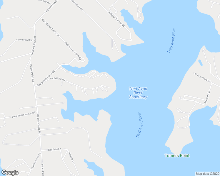 map of restaurants, bars, coffee shops, grocery stores, and more near 26699 North Point Road in Easton