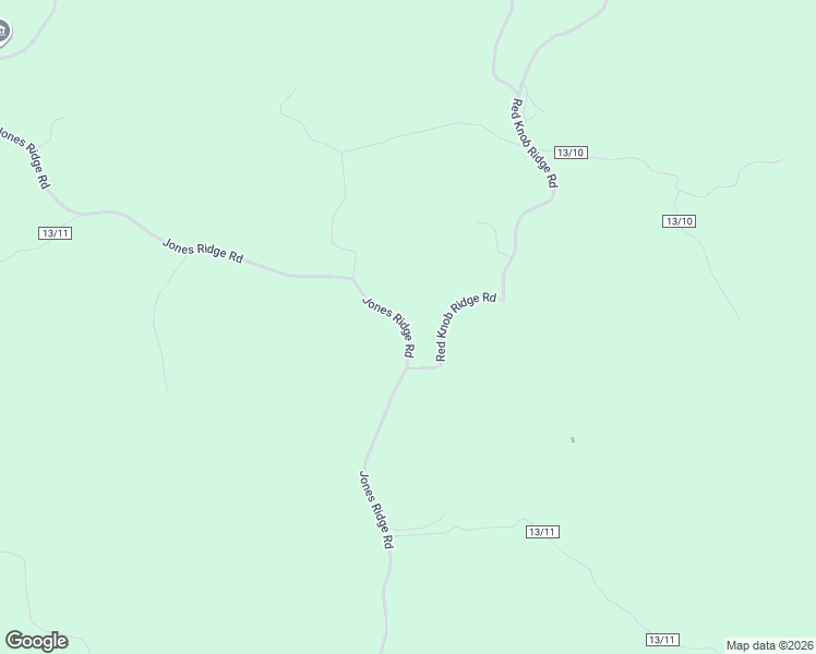 map of restaurants, bars, coffee shops, grocery stores, and more near Jones Ridge Road in Gandeeville