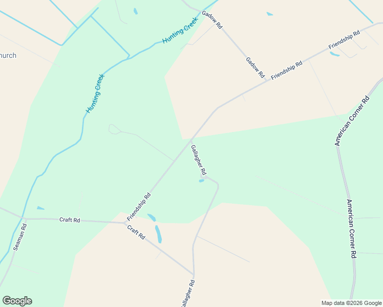 map of restaurants, bars, coffee shops, grocery stores, and more near 24111 Friendship Road in Preston