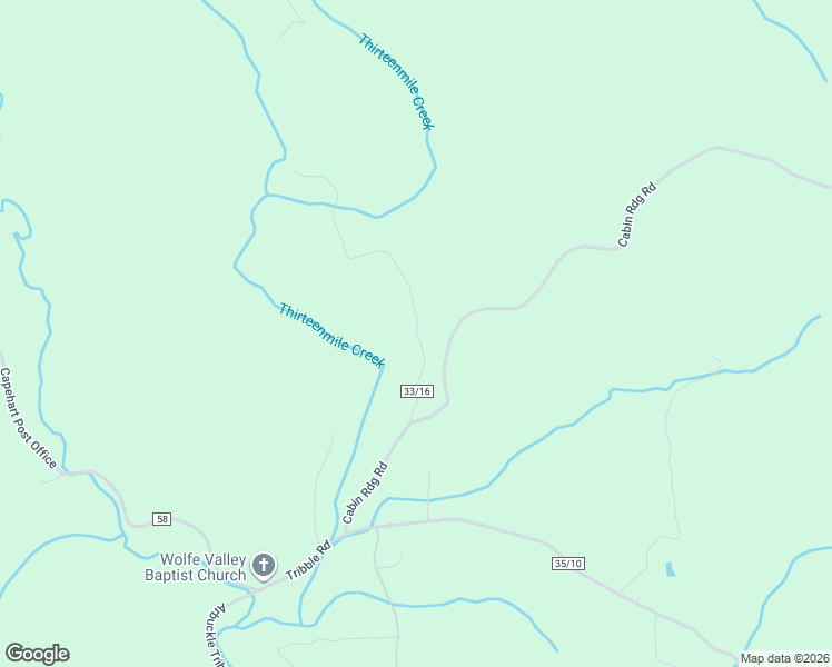 map of restaurants, bars, coffee shops, grocery stores, and more near Milt Sayre Road in Mason County