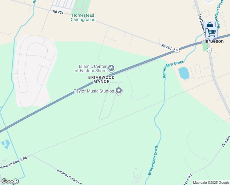 map of restaurants, bars, coffee shops, grocery stores, and more near Buck Run in Georgetown