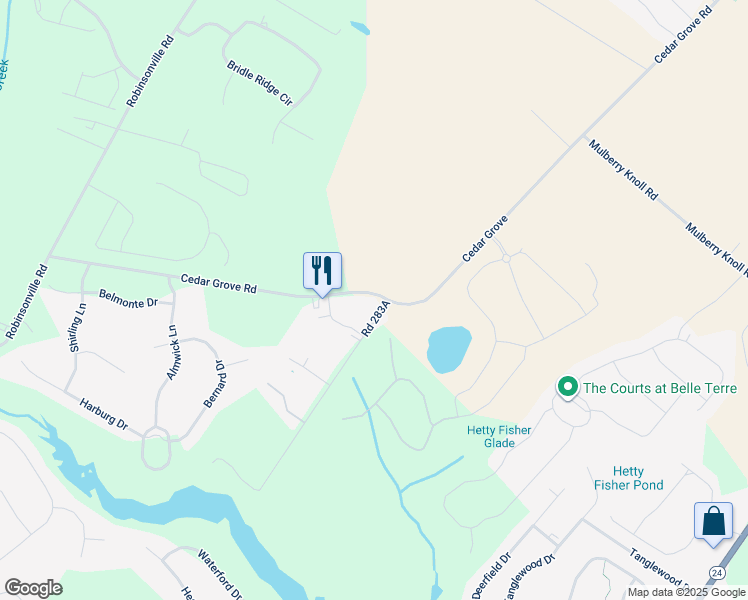 map of restaurants, bars, coffee shops, grocery stores, and more near 32946 Cedar Grove Road in Lewes