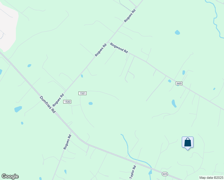 map of restaurants, bars, coffee shops, grocery stores, and more near 7727 Overbrook Drive in Catlett