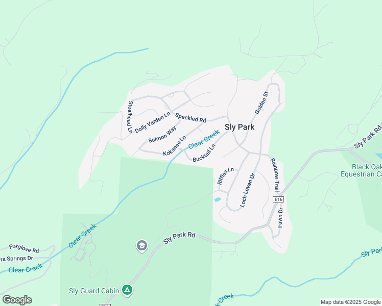map of restaurants, bars, coffee shops, grocery stores, and more near 6153 Bucktail Lane in Pollock Pines