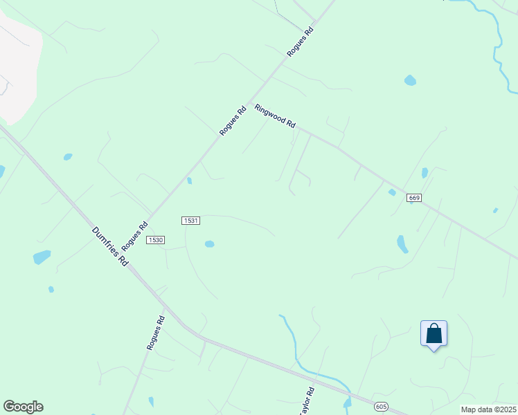 map of restaurants, bars, coffee shops, grocery stores, and more near 7727 Overbrook Drive in Catlett