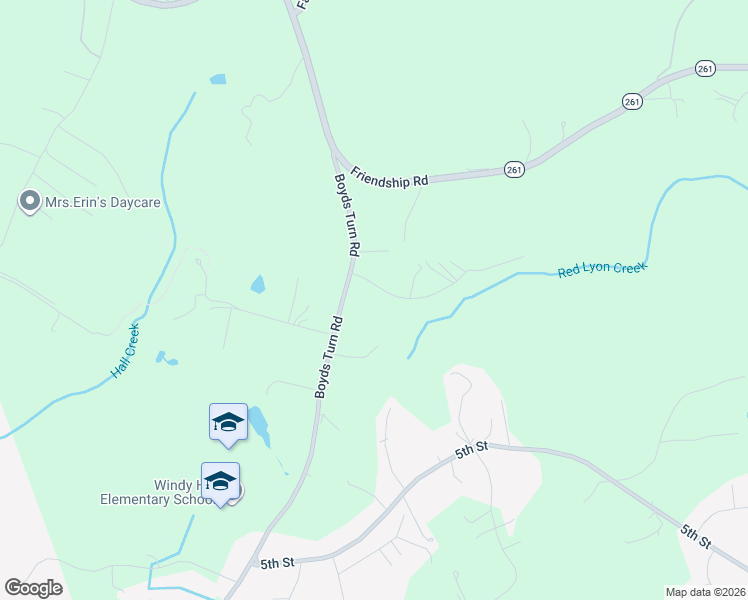 map of restaurants, bars, coffee shops, grocery stores, and more near 2009 Boyds Trail in Owings