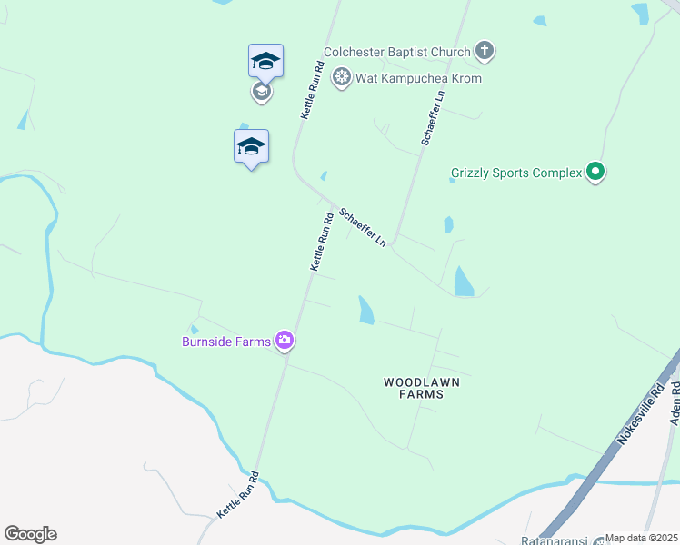 map of restaurants, bars, coffee shops, grocery stores, and more near 10721 Kettle Run Road in Nokesville
