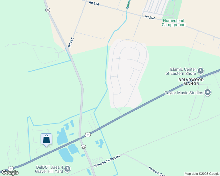 map of restaurants, bars, coffee shops, grocery stores, and more near 18131 Emerson Way in Georgetown