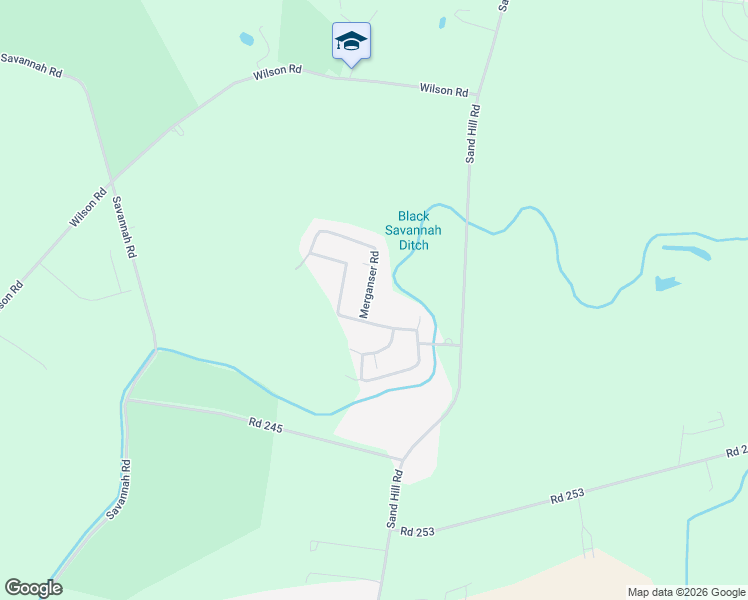 map of restaurants, bars, coffee shops, grocery stores, and more near 8 Wood Duck Way in Georgetown