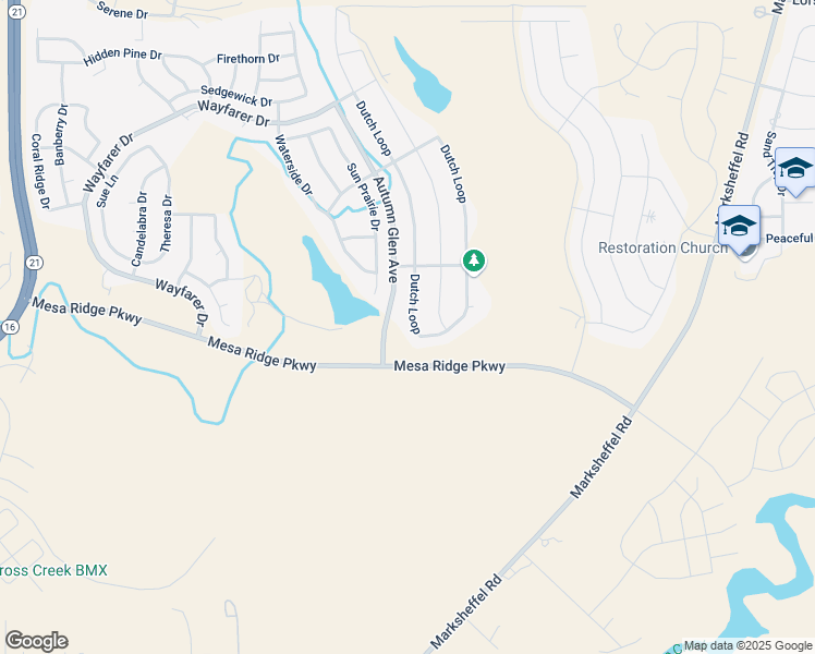 map of restaurants, bars, coffee shops, grocery stores, and more near 7654 Dutch Loop in Colorado Springs