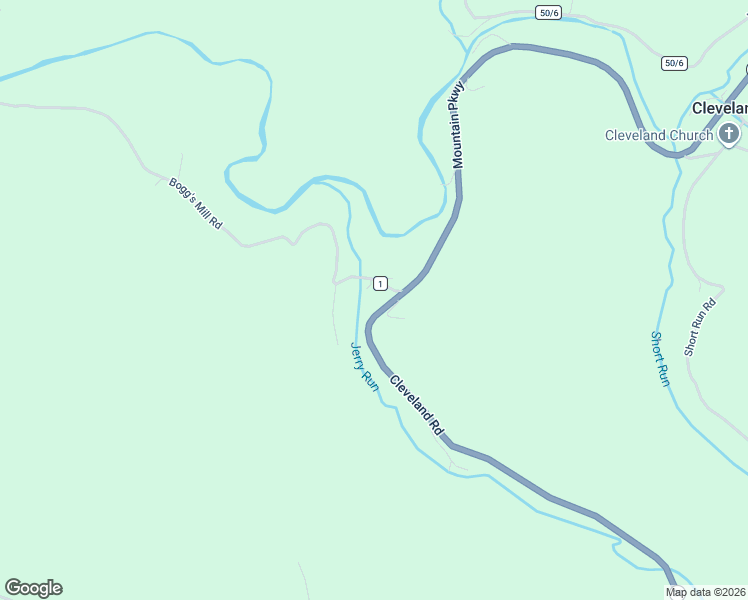 map of restaurants, bars, coffee shops, grocery stores, and more near 53 Bogg's Mill Road in Cleveland