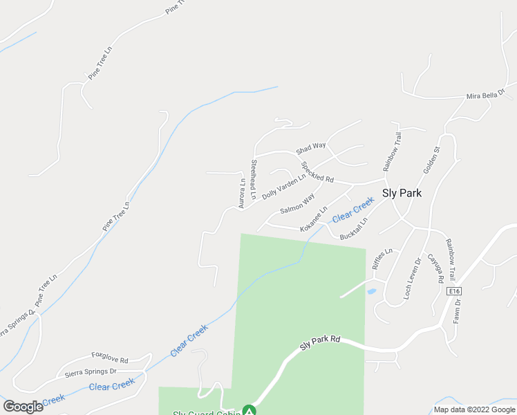 map of restaurants, bars, coffee shops, grocery stores, and more near 6134 Dolly Varden Lane in Pollock Pines