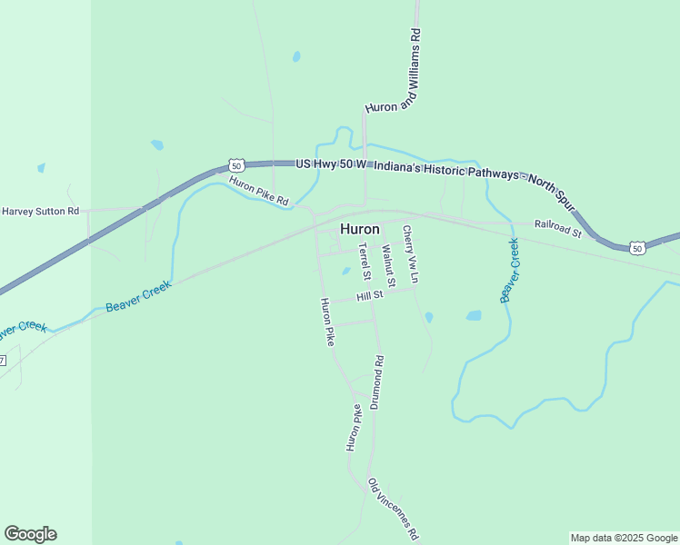 map of restaurants, bars, coffee shops, grocery stores, and more near in Huron