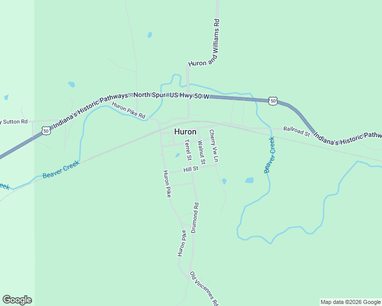 map of restaurants, bars, coffee shops, grocery stores, and more near 3640 Old Vincennes Rd in Mitchell