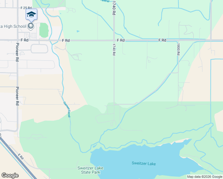 map of restaurants, bars, coffee shops, grocery stores, and more near 442 1740 Road in Delta