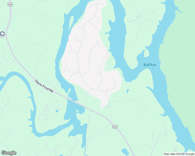 map of restaurants, bars, coffee shops, grocery stores, and more near 6103 Eagles Nest Court in Manassas