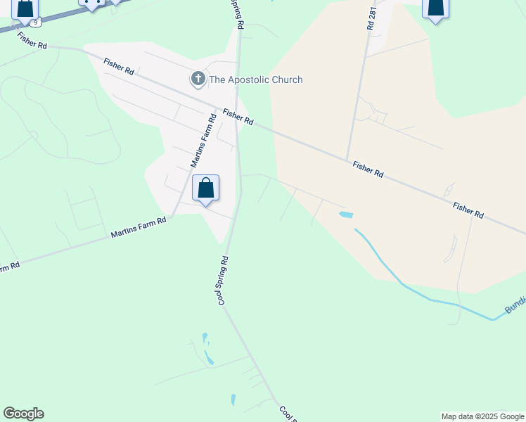 map of restaurants, bars, coffee shops, grocery stores, and more near 16549 Asher Court in Milton