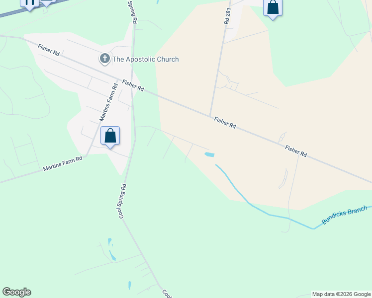 map of restaurants, bars, coffee shops, grocery stores, and more near 18026 Marley Lane in Milton