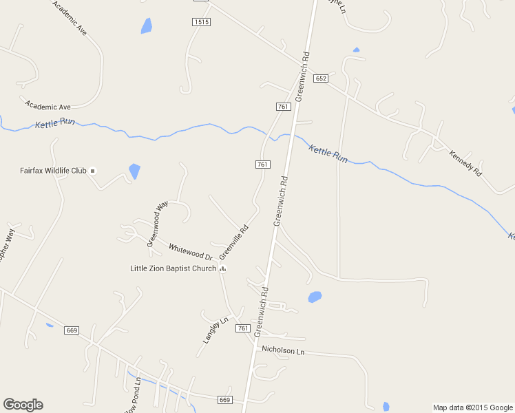 map of restaurants, bars, coffee shops, grocery stores, and more near Greenville Road in Nokesville