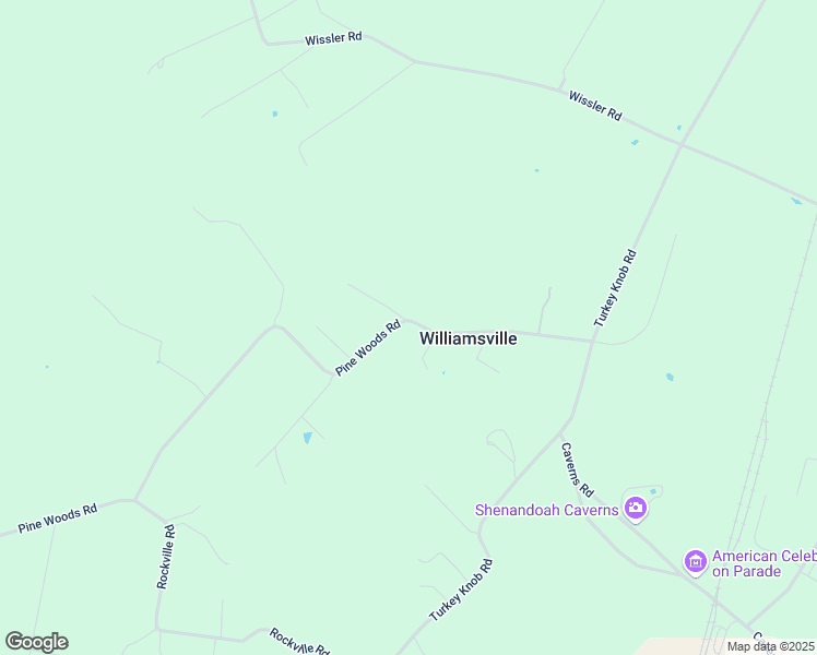 map of restaurants, bars, coffee shops, grocery stores, and more near 2484 Pine Woods Road in Quicksburg