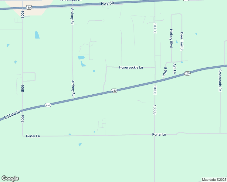 map of restaurants, bars, coffee shops, grocery stores, and more near 1030N in Lawrence County