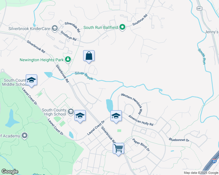 map of restaurants, bars, coffee shops, grocery stores, and more near 8402 Sego Lily Court in Lorton