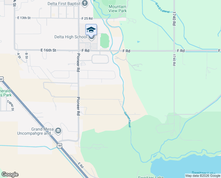 map of restaurants, bars, coffee shops, grocery stores, and more near 2120 Pioneer Road in Delta