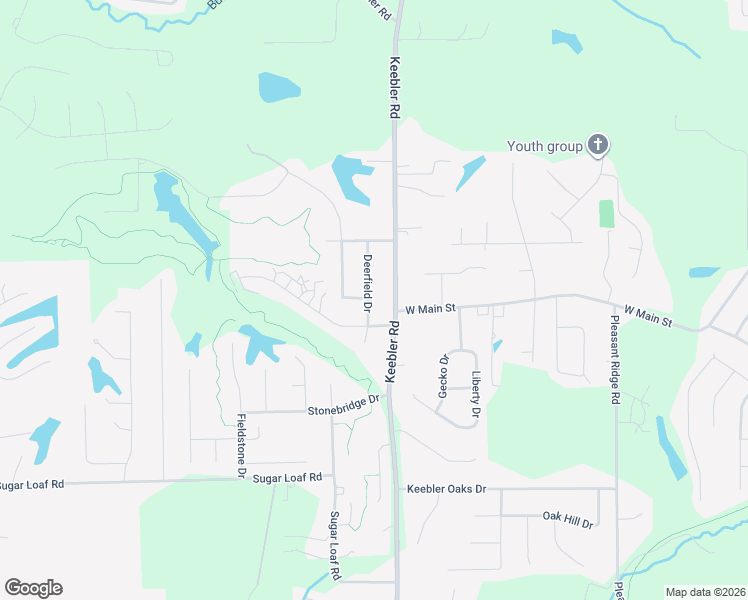 map of restaurants, bars, coffee shops, grocery stores, and more near 2742 Deerfield Drive in Maryville
