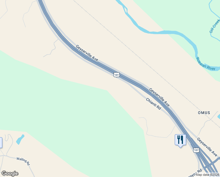 map of restaurants, bars, coffee shops, grocery stores, and more near 22855 Chianti Road in Cloverdale