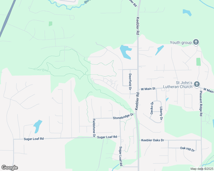 map of restaurants, bars, coffee shops, grocery stores, and more near 7627 Stonebridge Golf Drive in Maryville